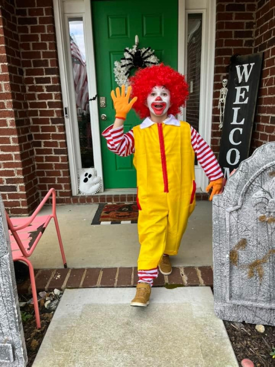 Uncle Ronald McDonald's Cos Costume Cosplay Uniform jumpsuits