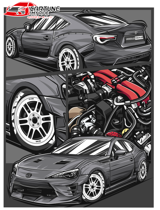 Cartuned™ Personalized Heavy-weight Tee(Full Design)